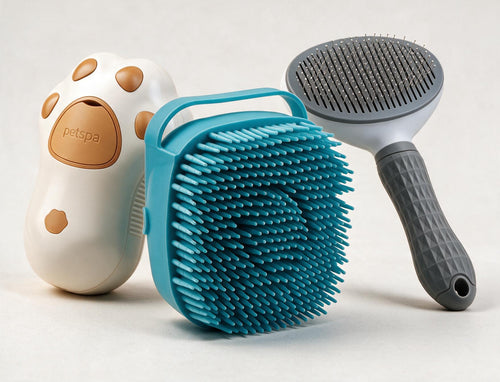 Complete bath-to-brush spa ritual set for dogs and cats